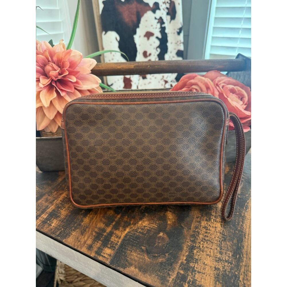 Celine Authentic Macadam Vintage Clutch - Picture 5 of 15